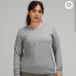 LULU LEMON SIZE 6 women’s swiftly breeze relaxed shirt